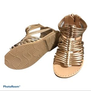 SEYCHELLES gold Aviator sandal